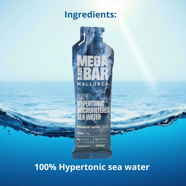 Agua de Mar Hipertónica - Naturalmente rica en electrolitos