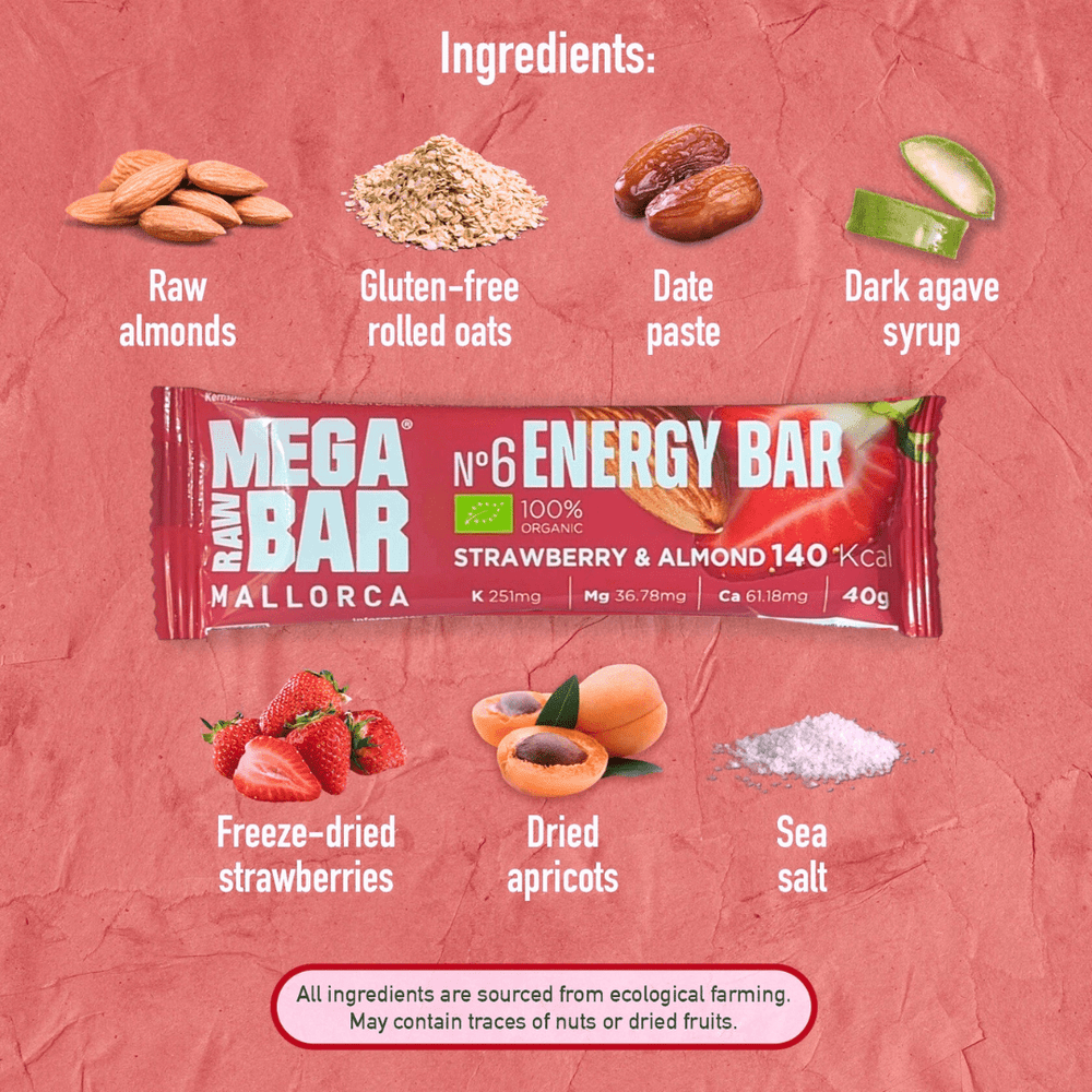 Barrita Energética Fresas y Almendras